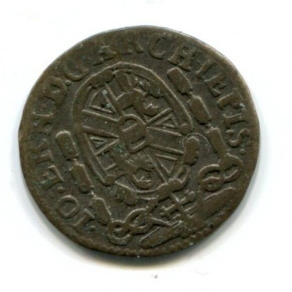 1703 Salzburg 1 Kreuzer Coin (b702) - Picture 1 of 2